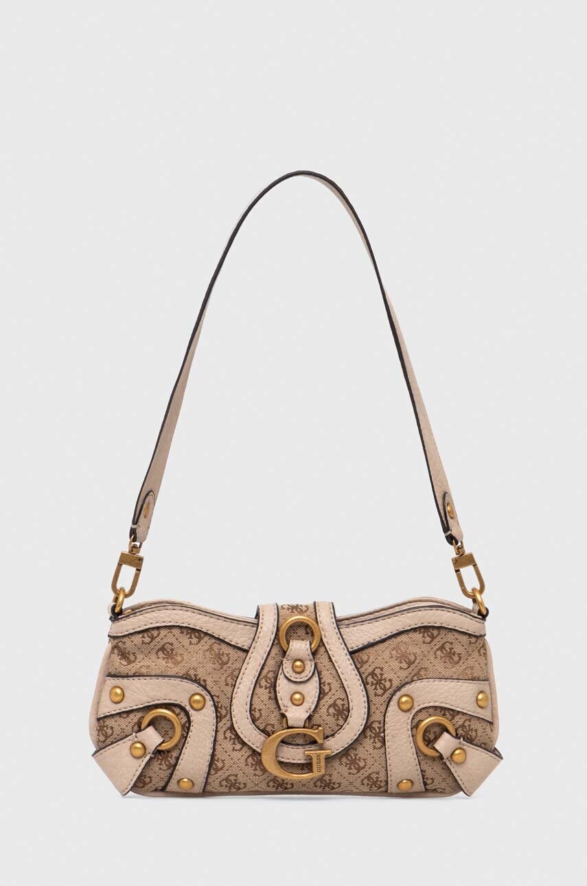 

Сумочка Guess колір бежевий