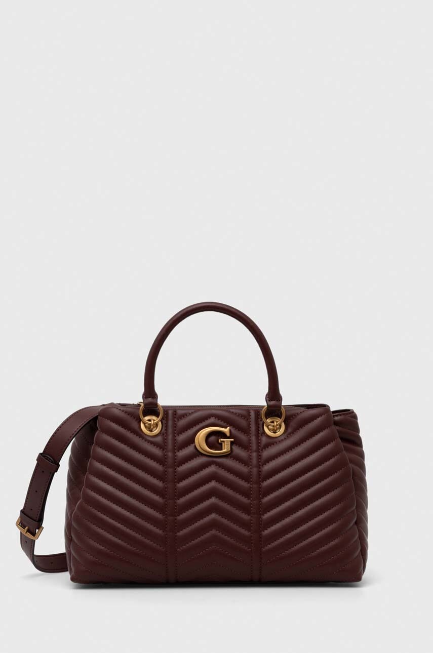 

Сумочка Guess колір бордовий