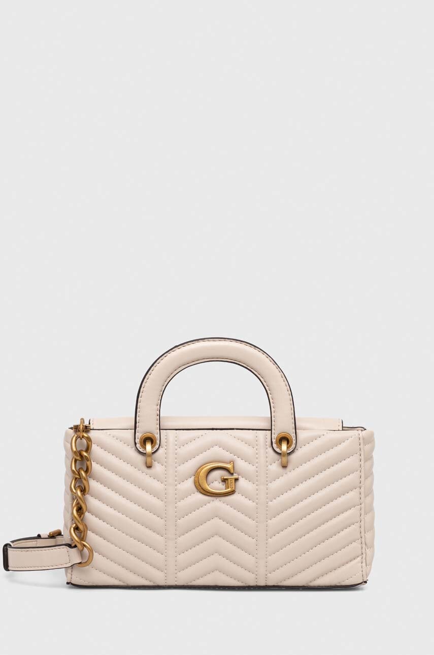 

Сумочка Guess колір бежевий