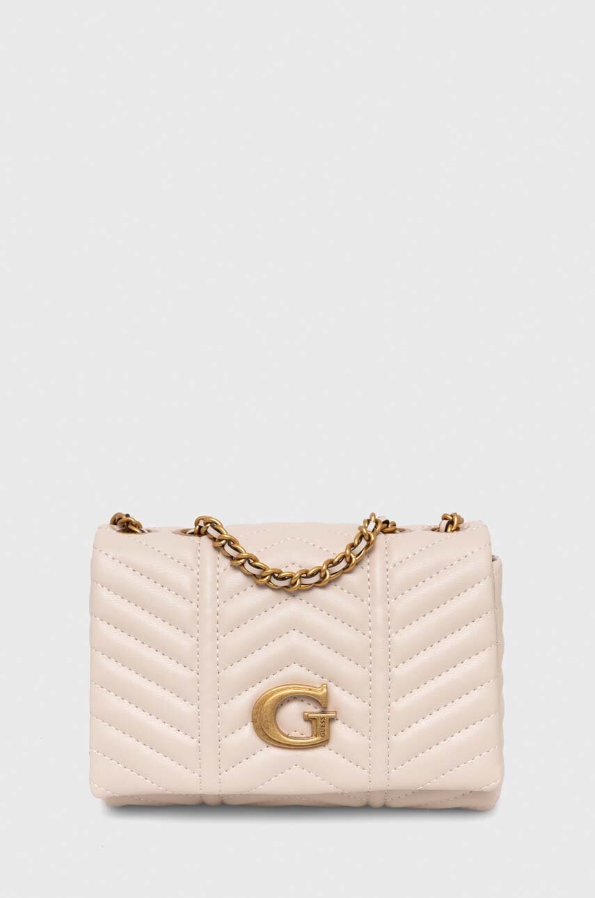 

Сумочка Guess колір бежевий
