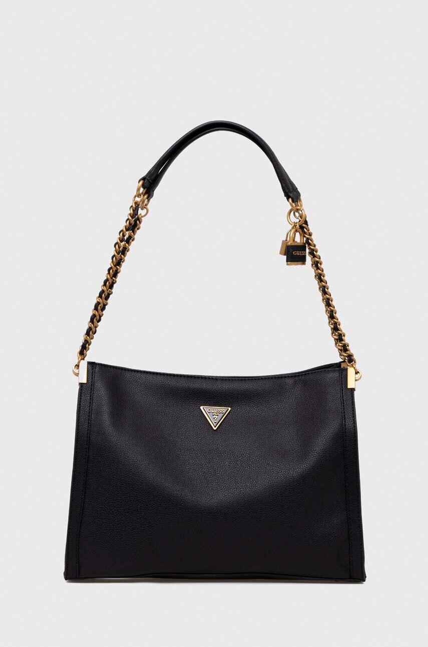 

Чанта Guess в черно, Черен