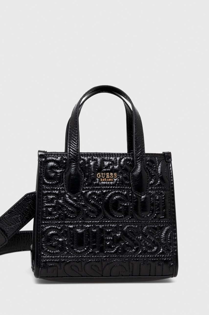

Клъч Guess в черно, Черен