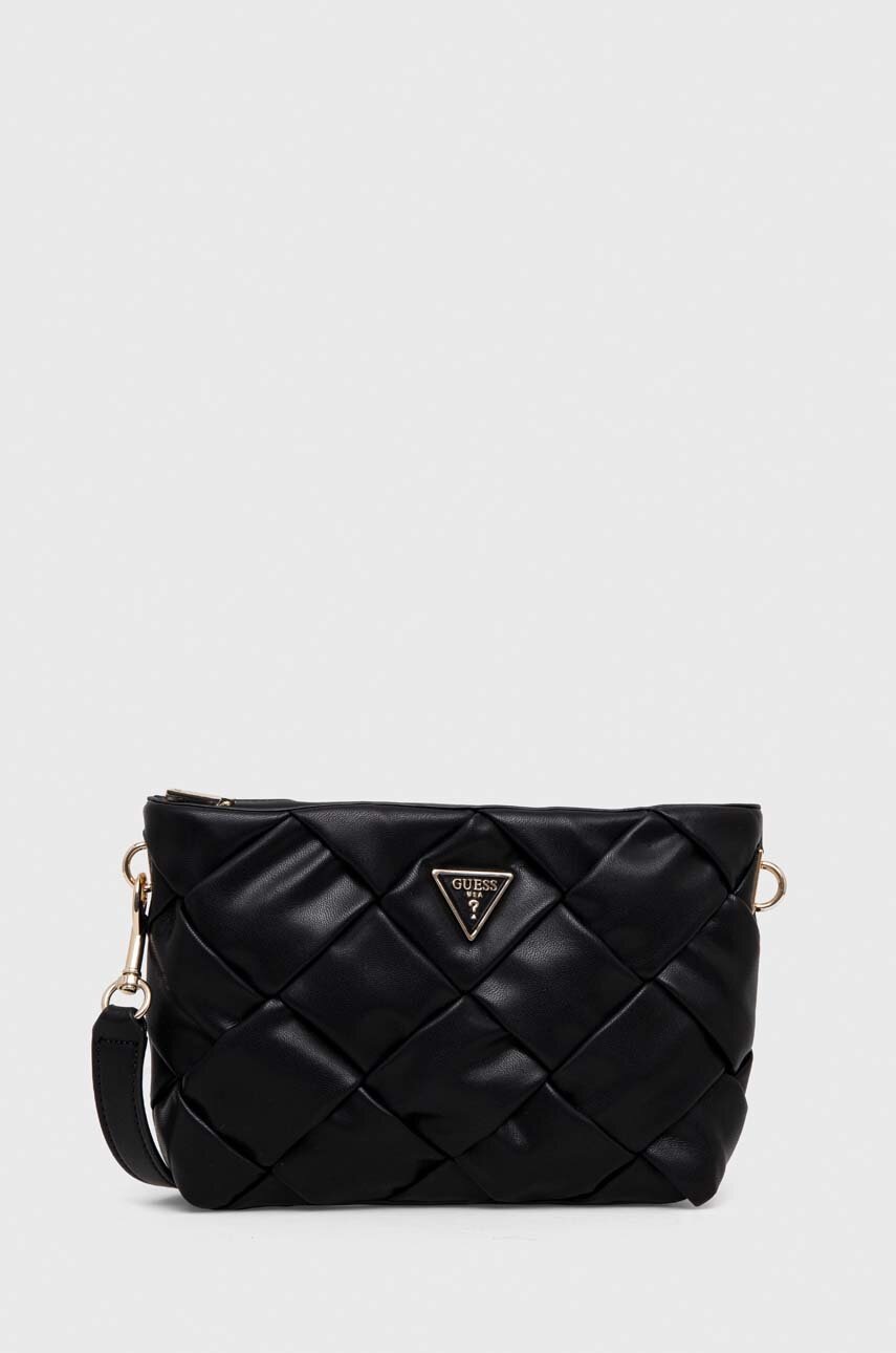

Чанта Guess в черно, Черен
