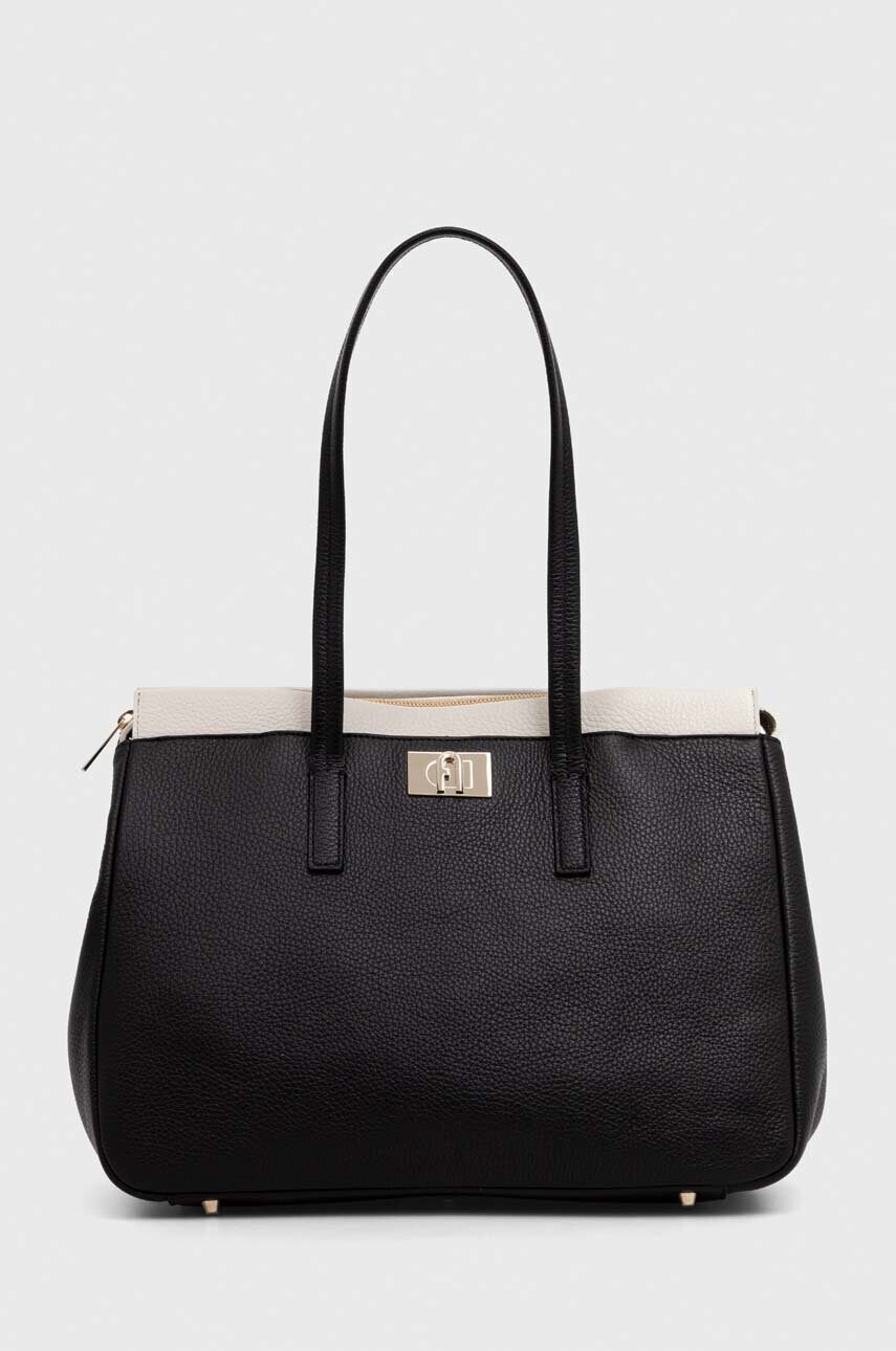 

Шкіряна сумочка Furla колір чорний