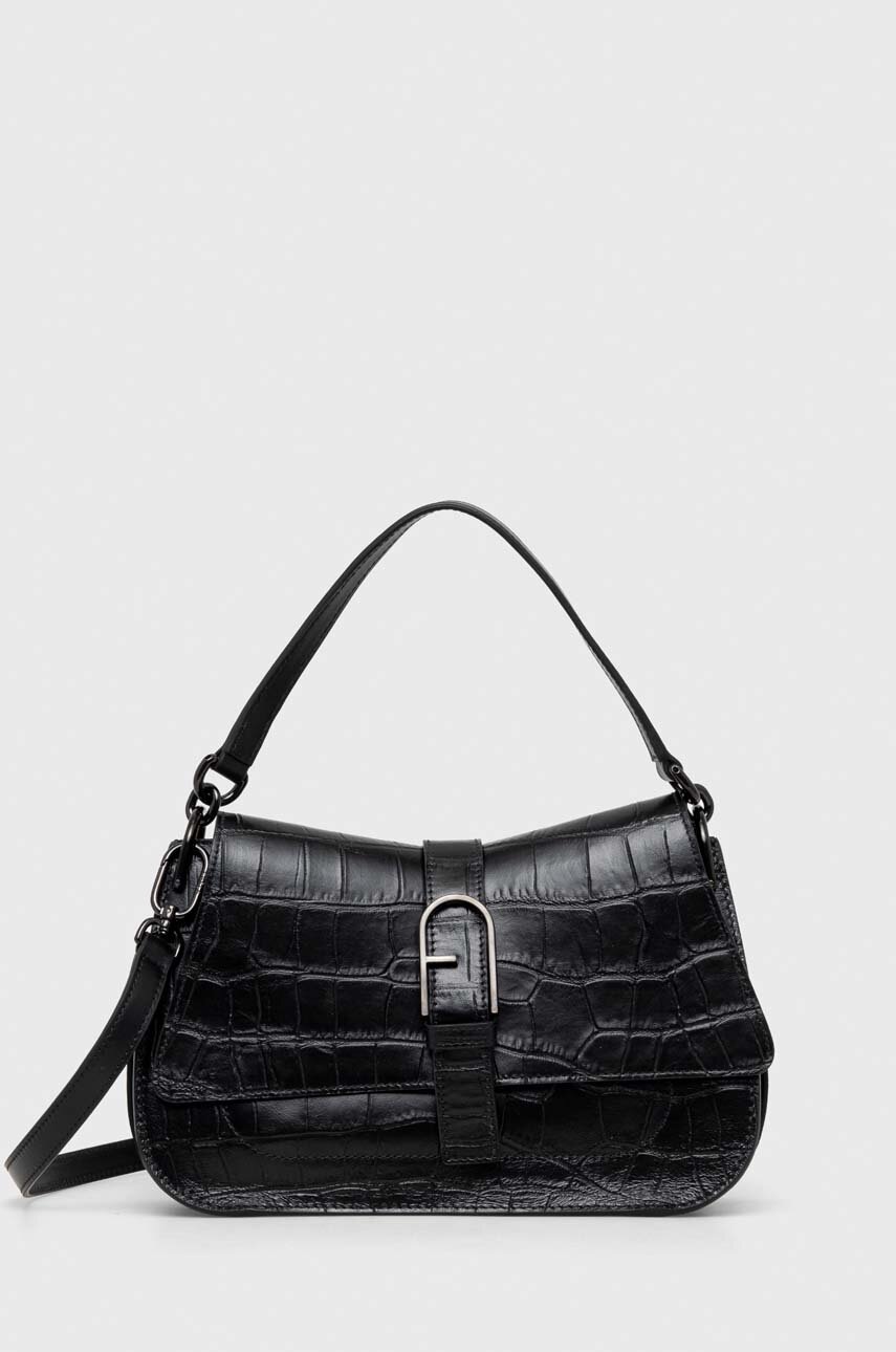 

Шкіряна сумочка Furla колір чорний