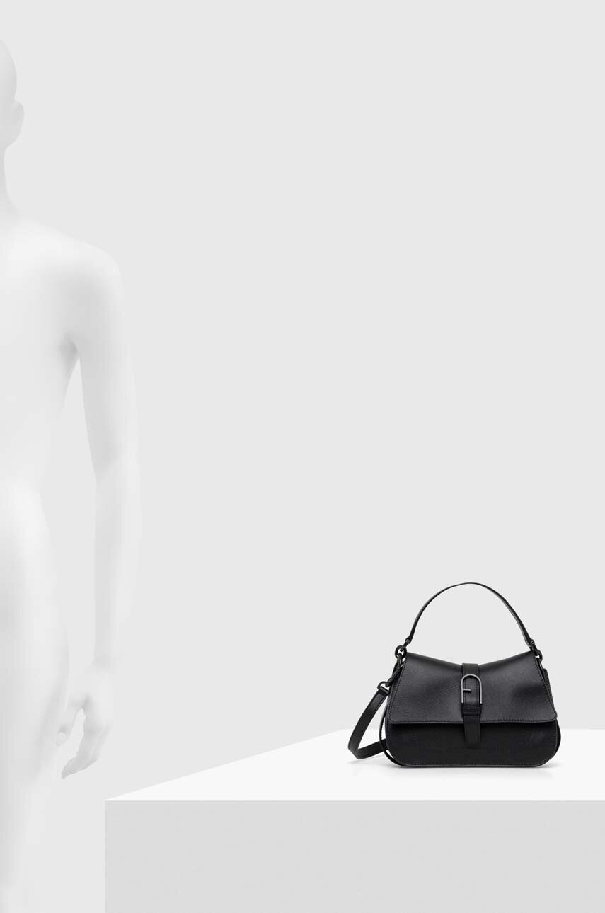 Kožená kabelka Furla Flow Mini