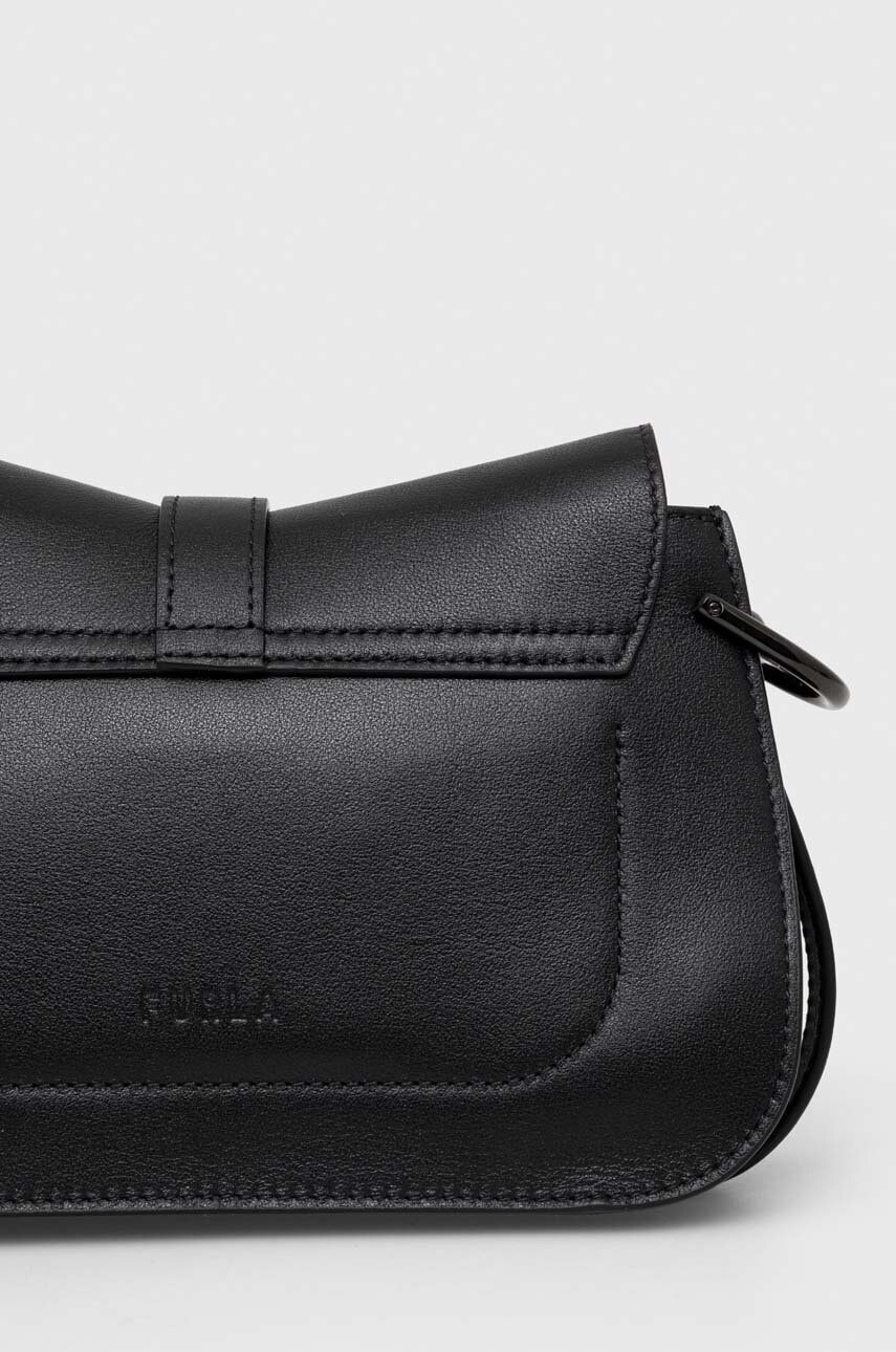 Kožená kabelka Furla Flow Mini