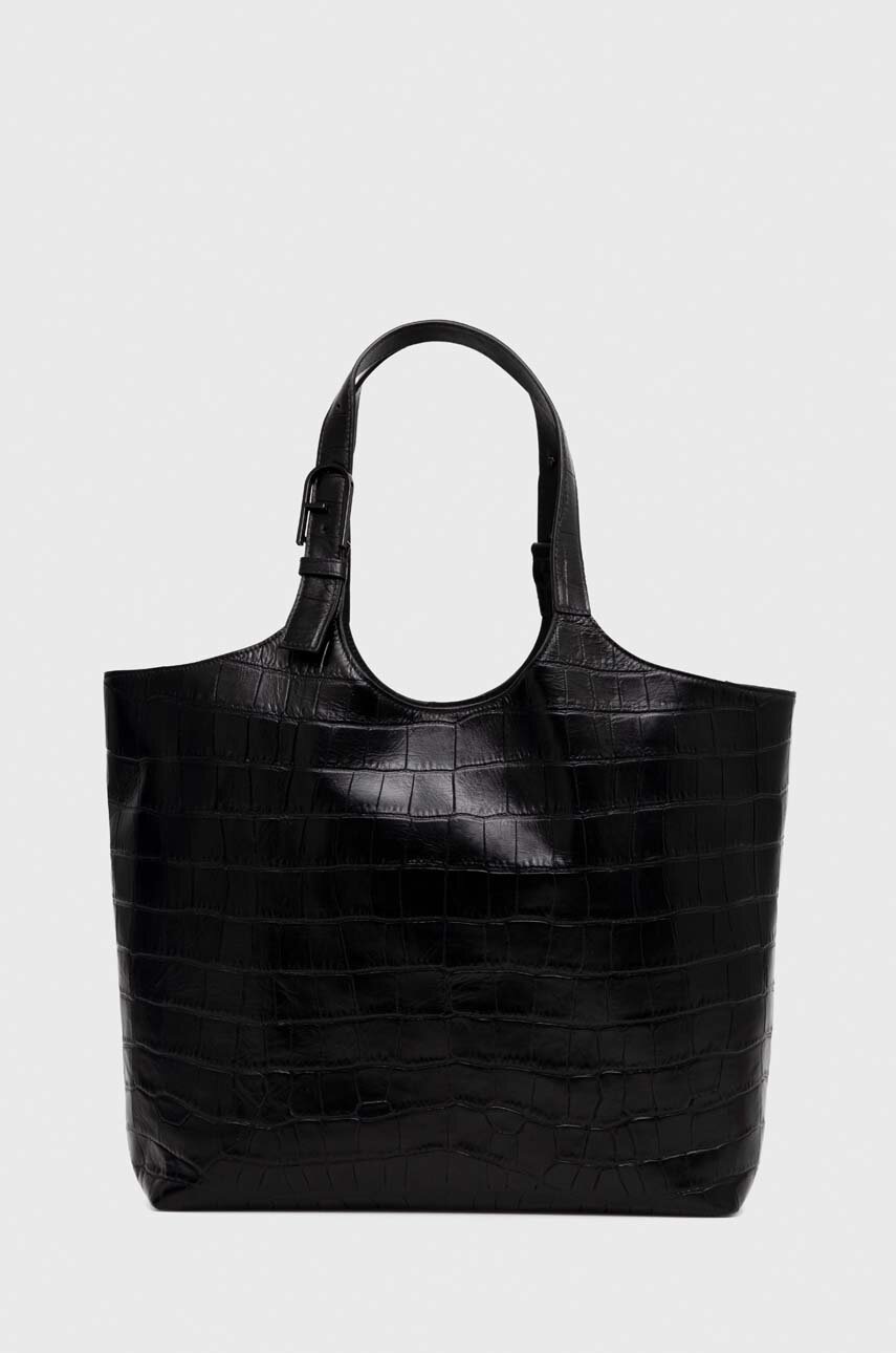 

Кожаная сумочка Furla цвет чёрный