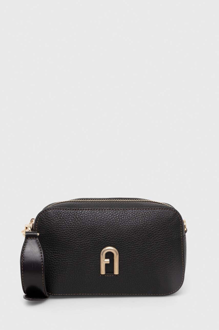 

Шкіряна сумочка Furla колір чорний