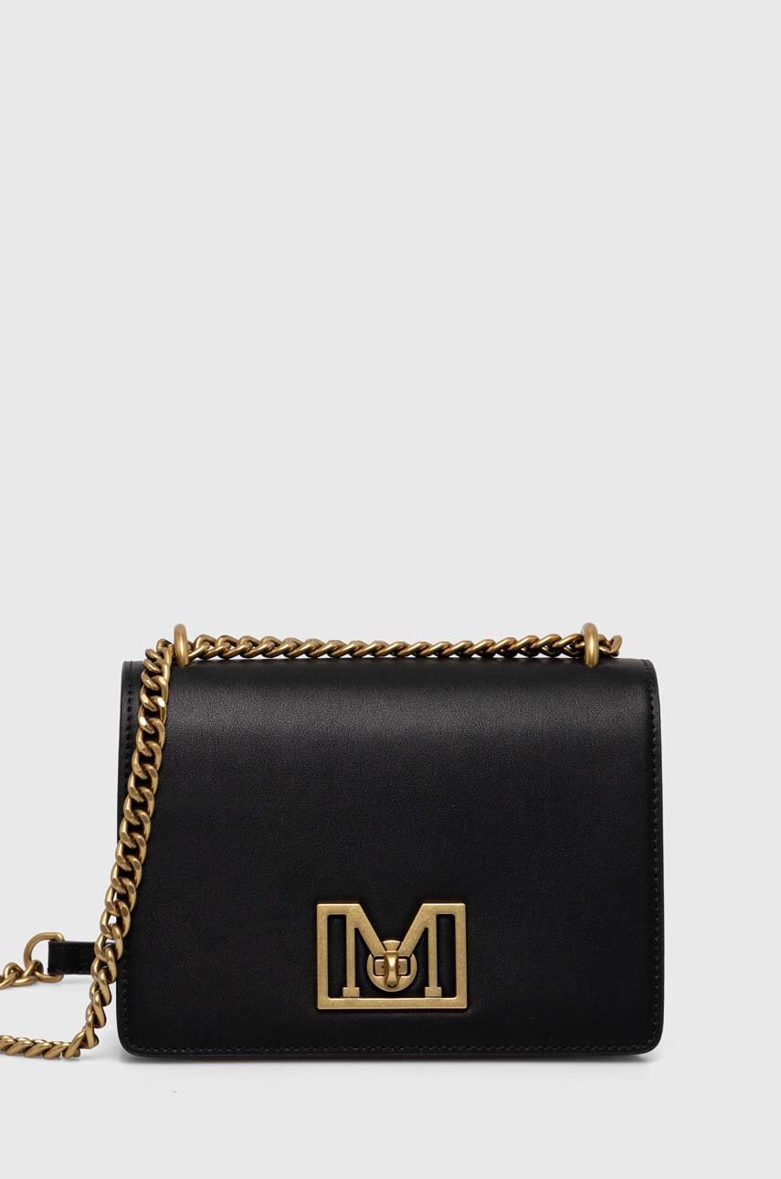 

Кожена чанта Marciano Guess в черно, Черен
