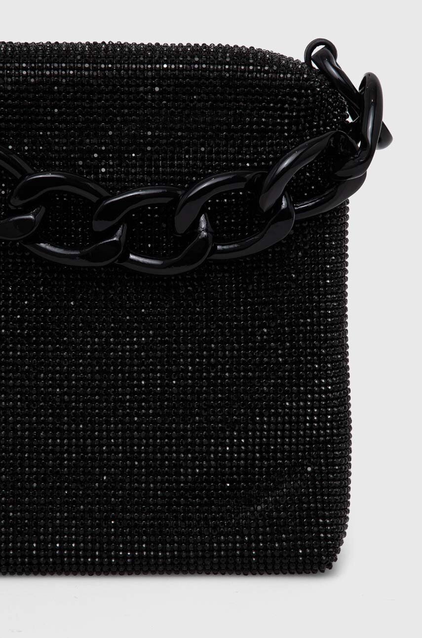 Τσάντα Patrizia Pepe χρώμα: μαύρο φωτογραφία