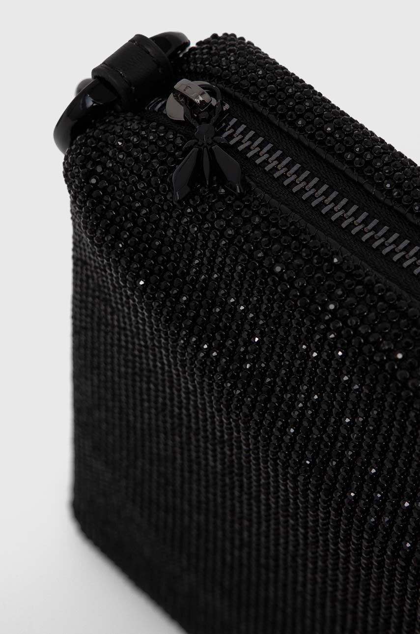 Τσάντα Patrizia Pepe χρώμα: μαύρο φωτογραφία