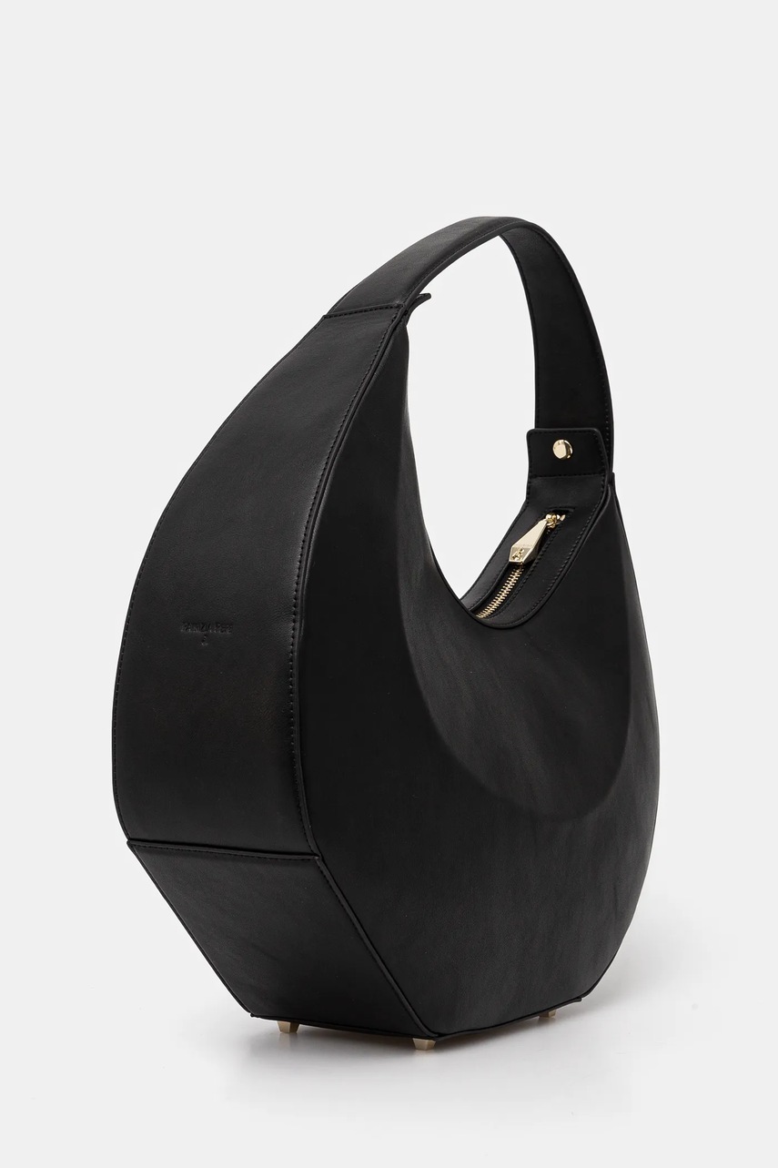 Кожаная сумочка Patrizia Pepe цвет бежевый 8B0046 L047 Кожаная сумочка Patrizia Pepe цвет бежевый 8B0046 L047