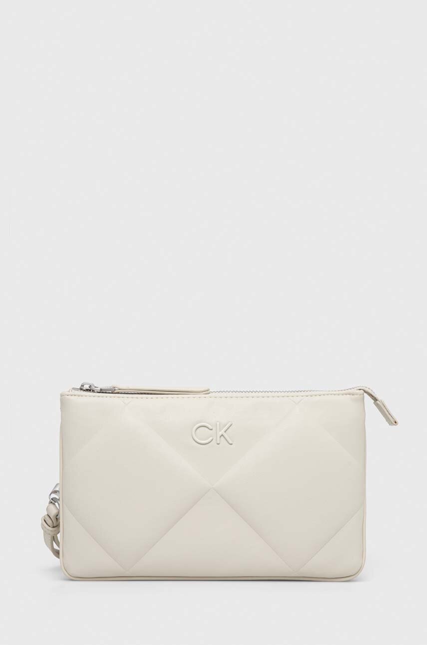 

Чанта Calvin Klein в бежово, Бежов
