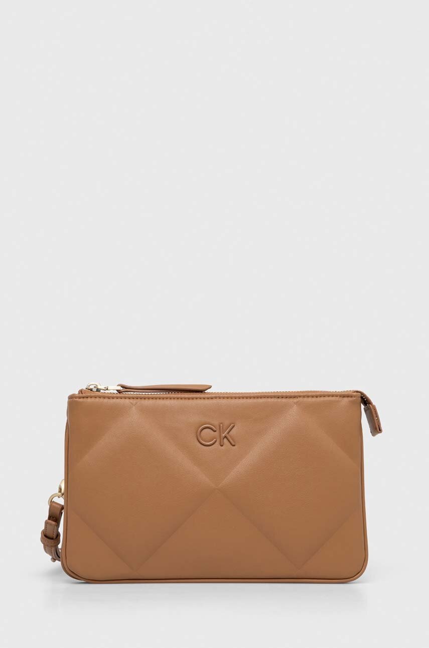 

Чанта Calvin Klein в бежово, Бежов