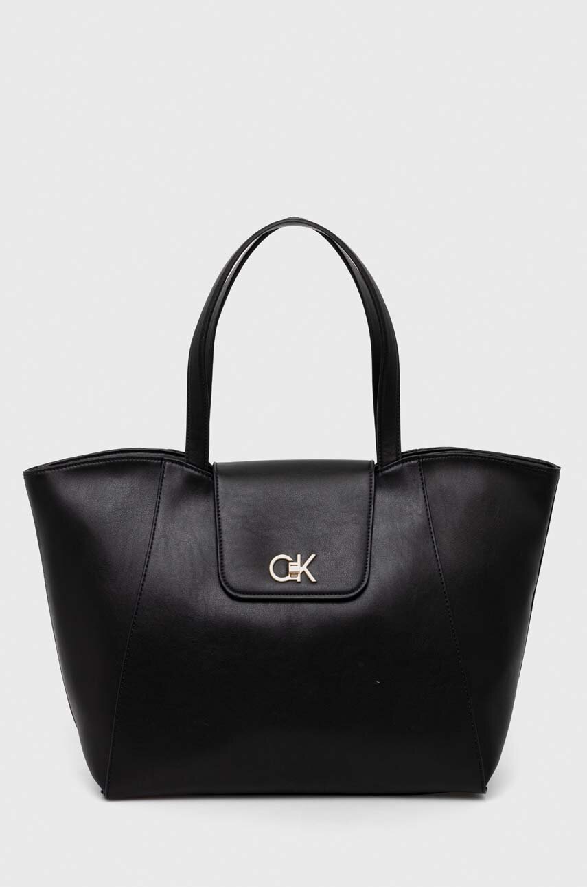 

Чанта Calvin Klein в черно, Черен