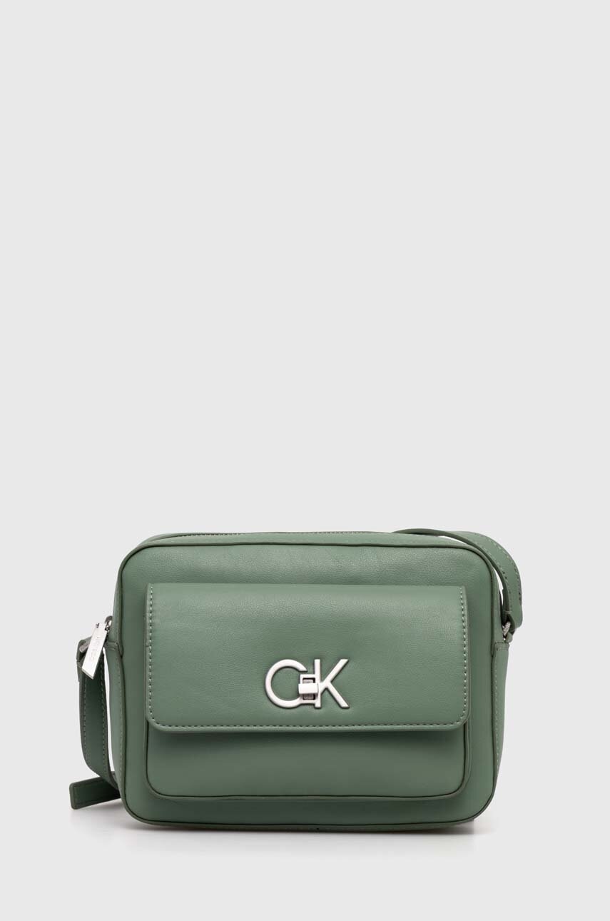 

Чанта Calvin Klein в зелено, Зелен