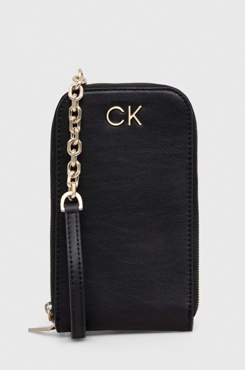 

Калъф за телефон Calvin Klein в черно K60K611100, Черен