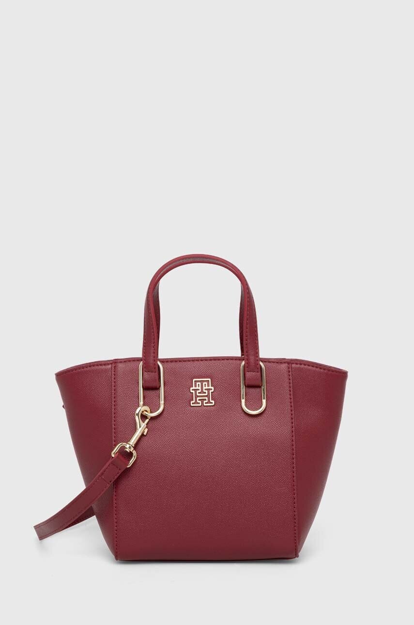 

Сумочка Tommy Hilfiger колір бордовий