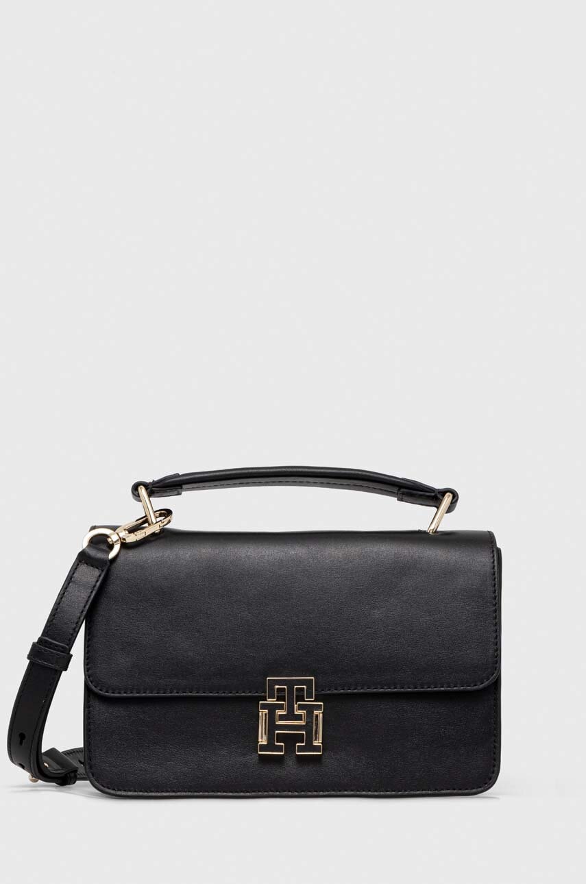 

Кожаная сумочка Tommy Hilfiger цвет чёрный
