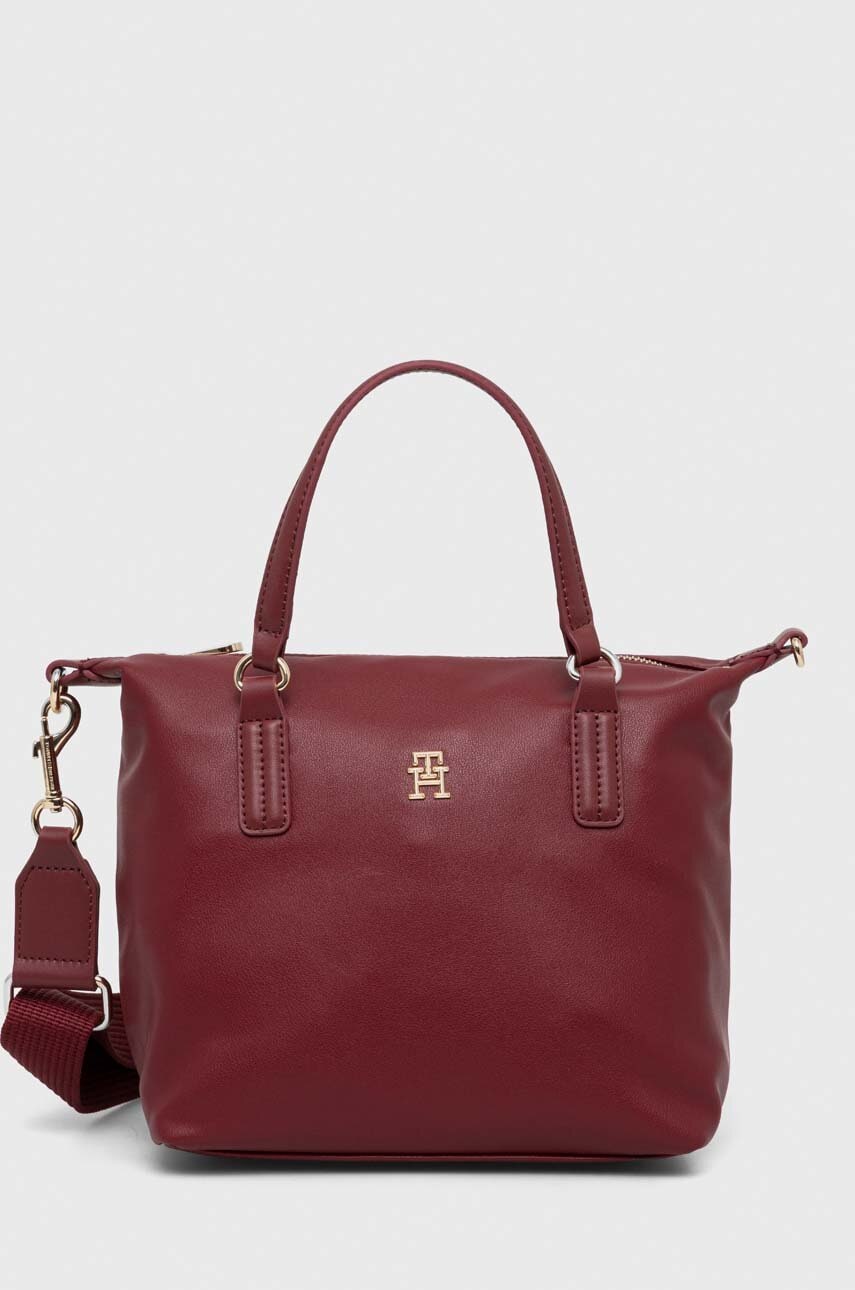 

Сумочка Tommy Hilfiger колір бордовий