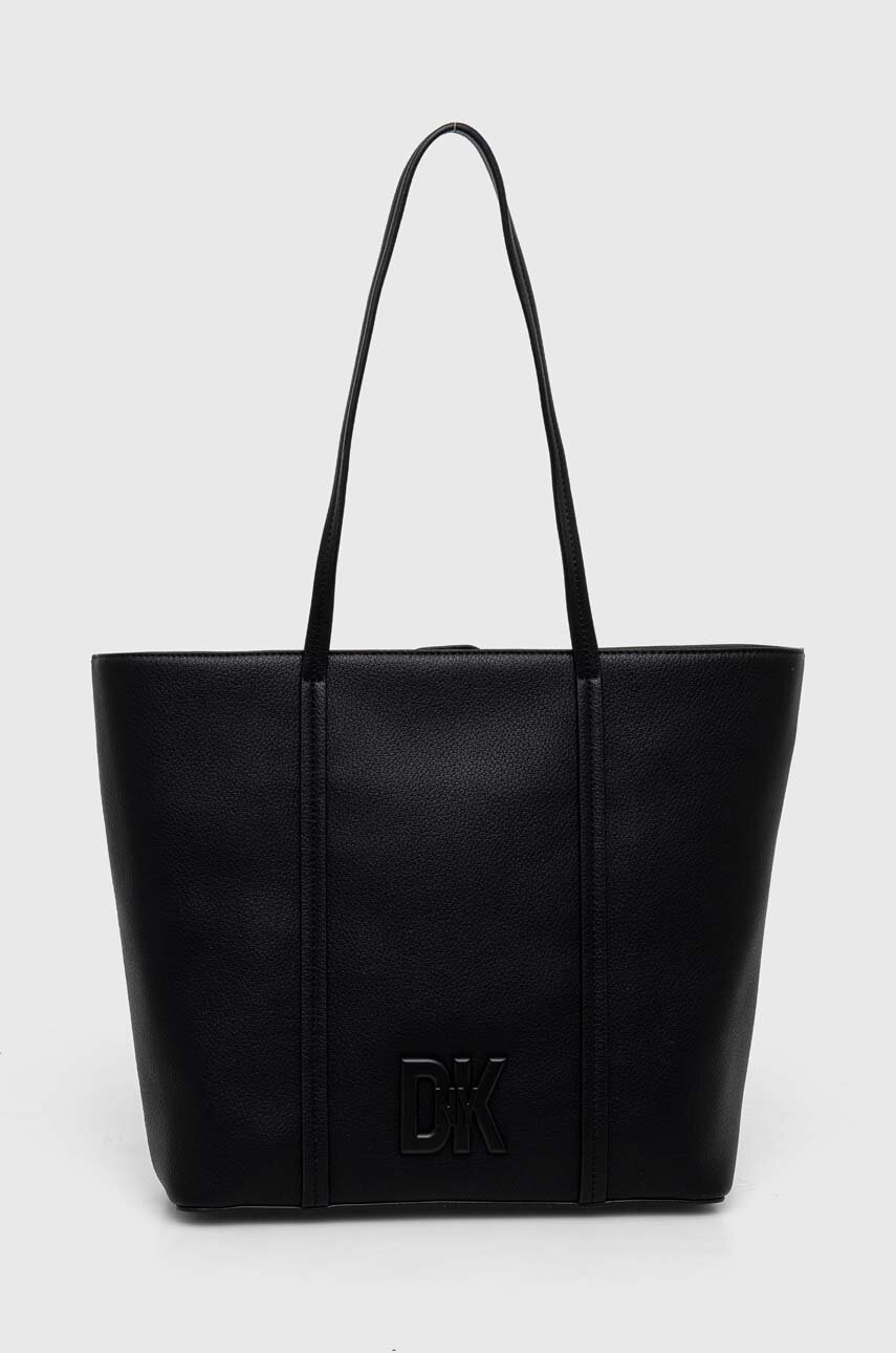 

Шкіряна сумочка Dkny колір чорний