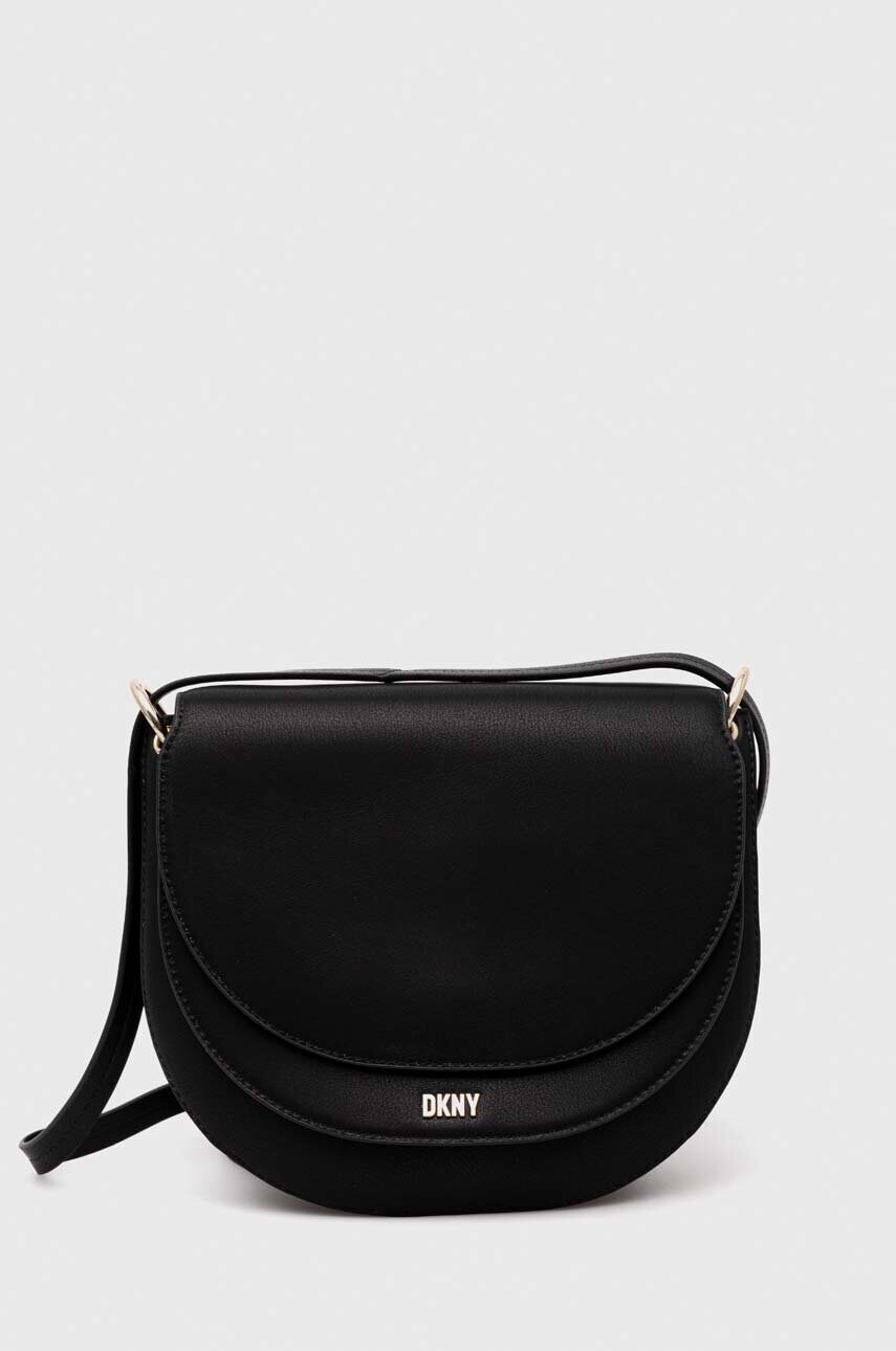 

Шкіряна сумочка Dkny колір чорний