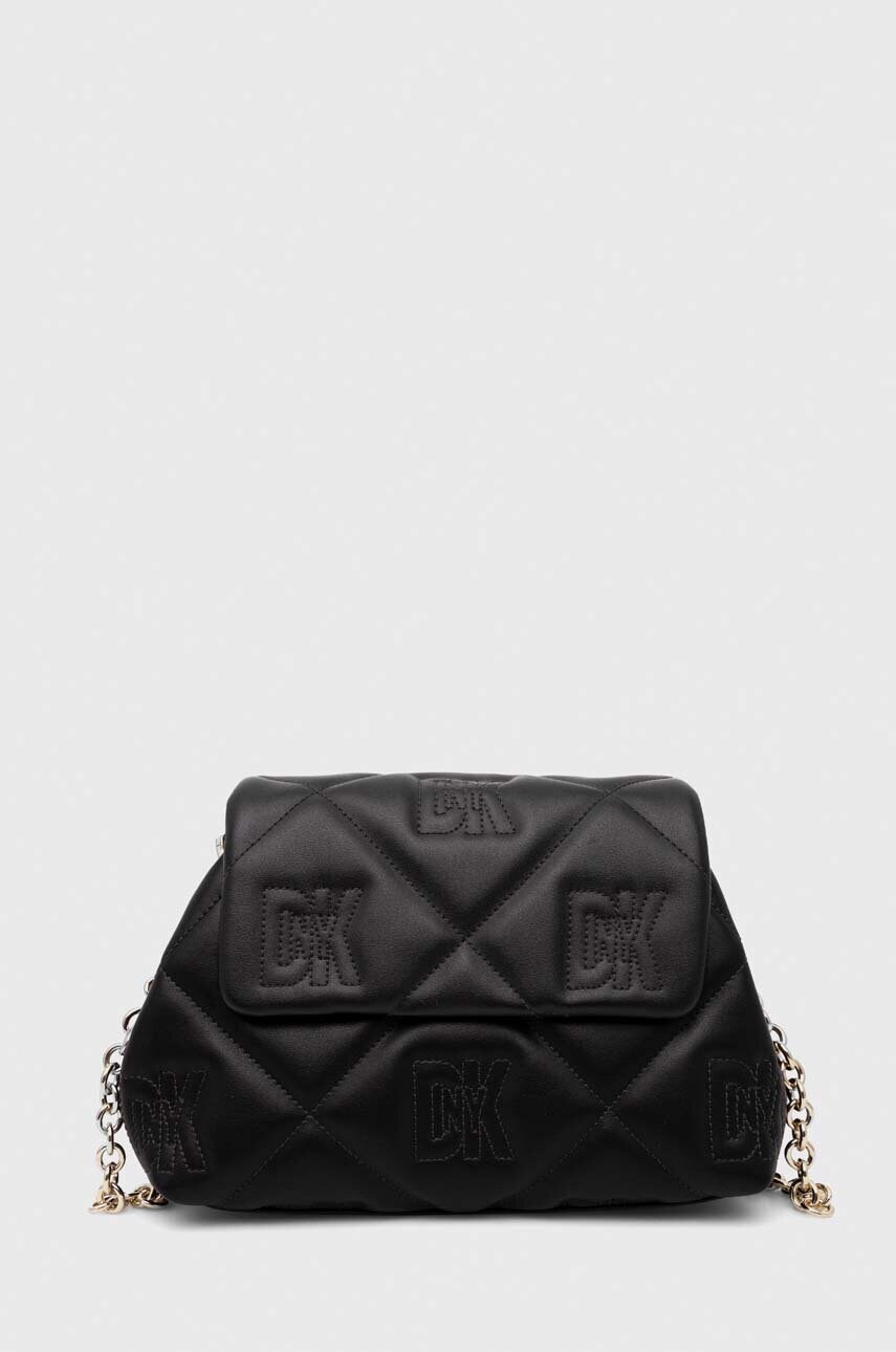 

Шкіряна сумочка Dkny колір чорний
