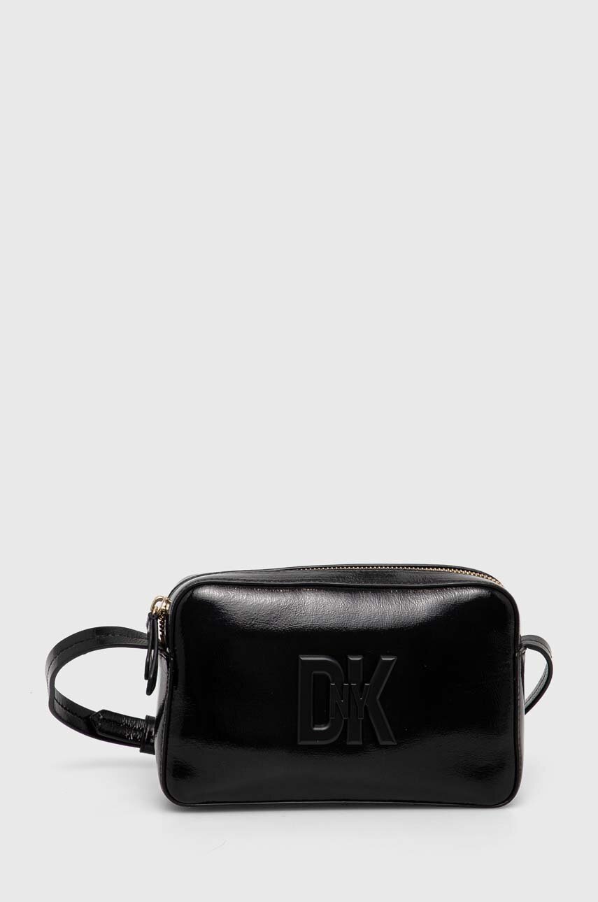

Шкіряна сумочка Dkny колір чорний