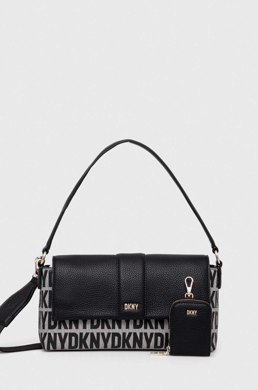 

Чанта Dkny в черно, Черен