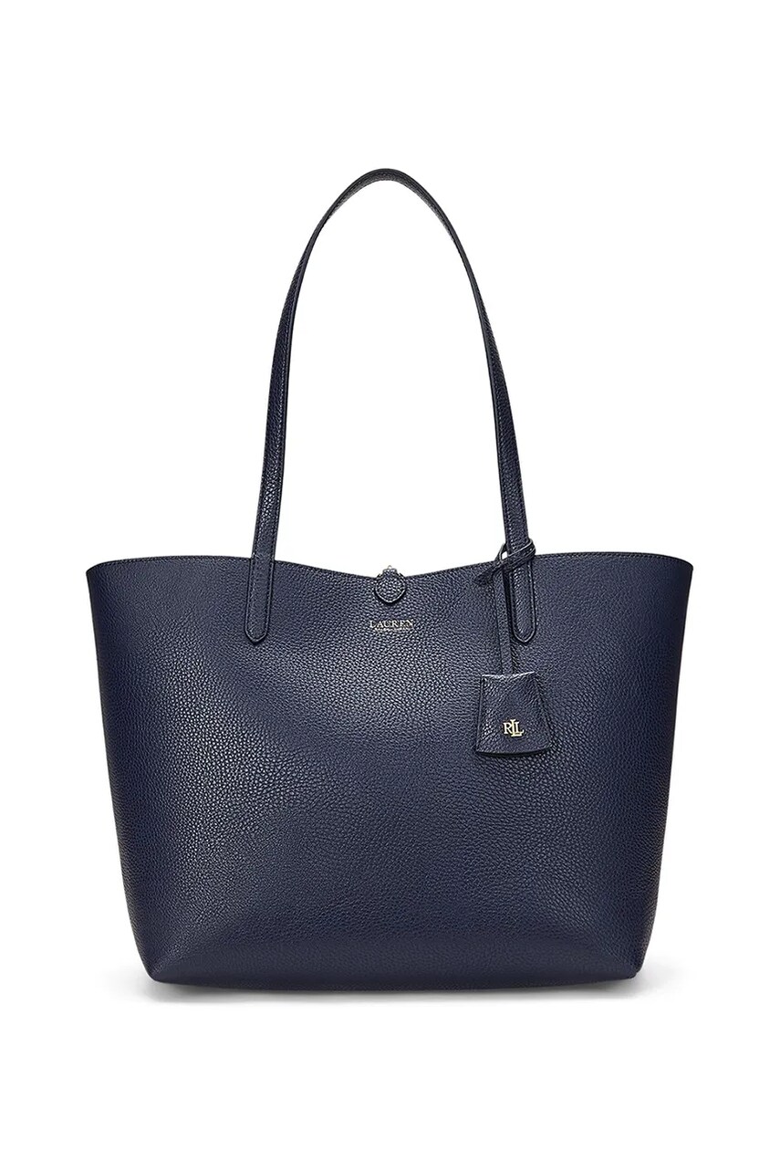 Levně Oboustranná kabelka Lauren Ralph Lauren tmavomodrá barva, 431795329