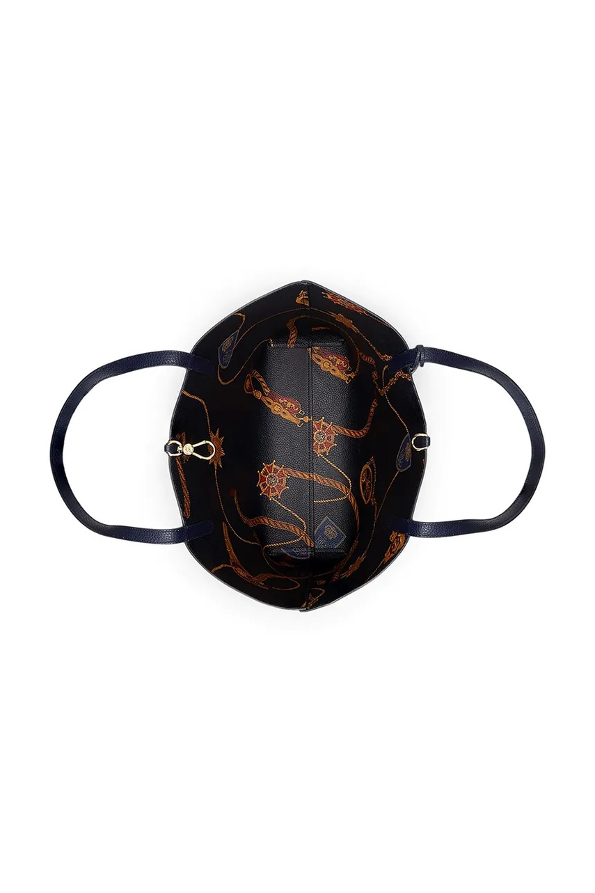 Двостороння сумочка Lauren Ralph Lauren колір синій 431795329 
