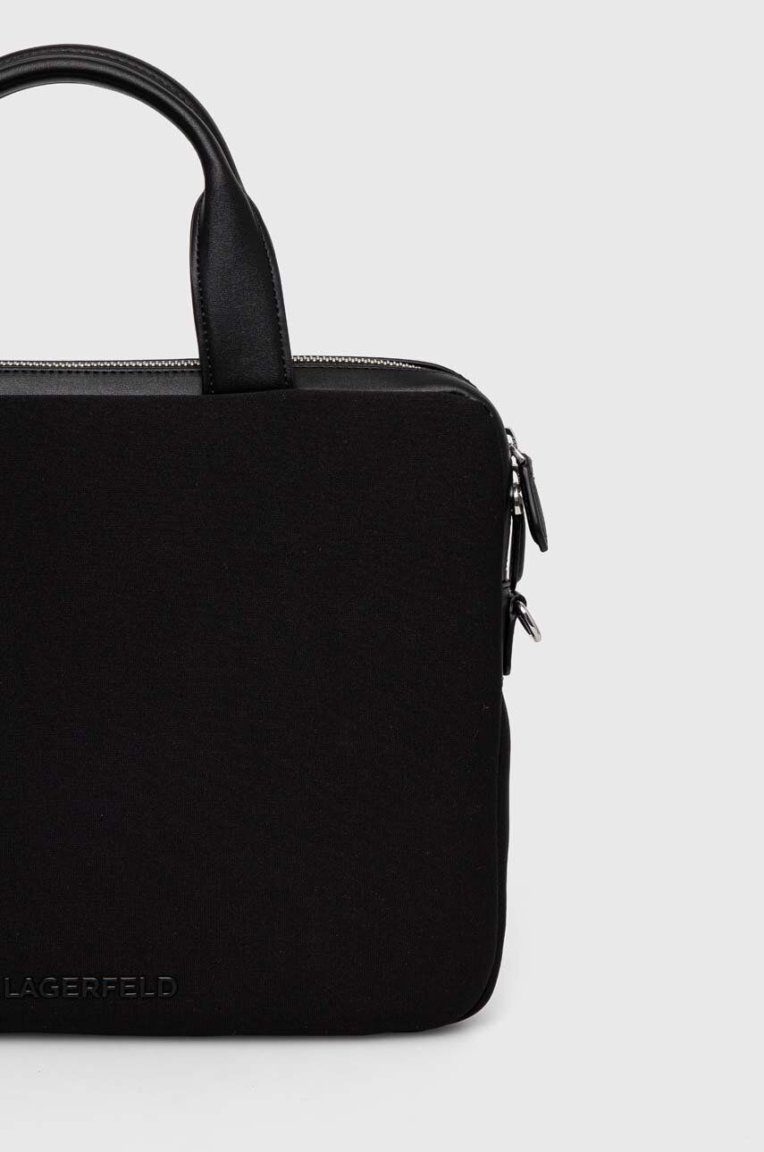 Karl Lagerfeld Geanta Laptop Culoarea Negru