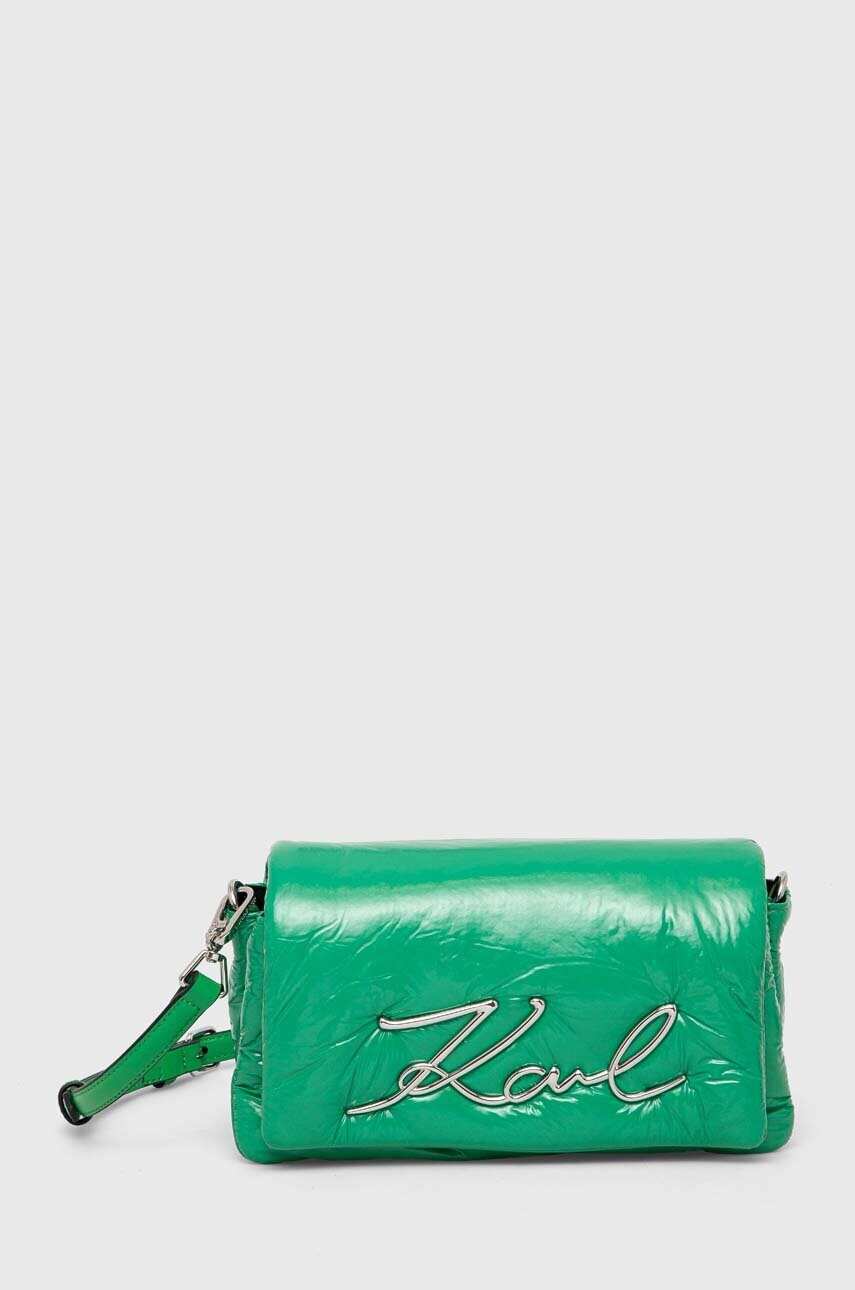 Karl Lagerfeld poseta culoarea verde