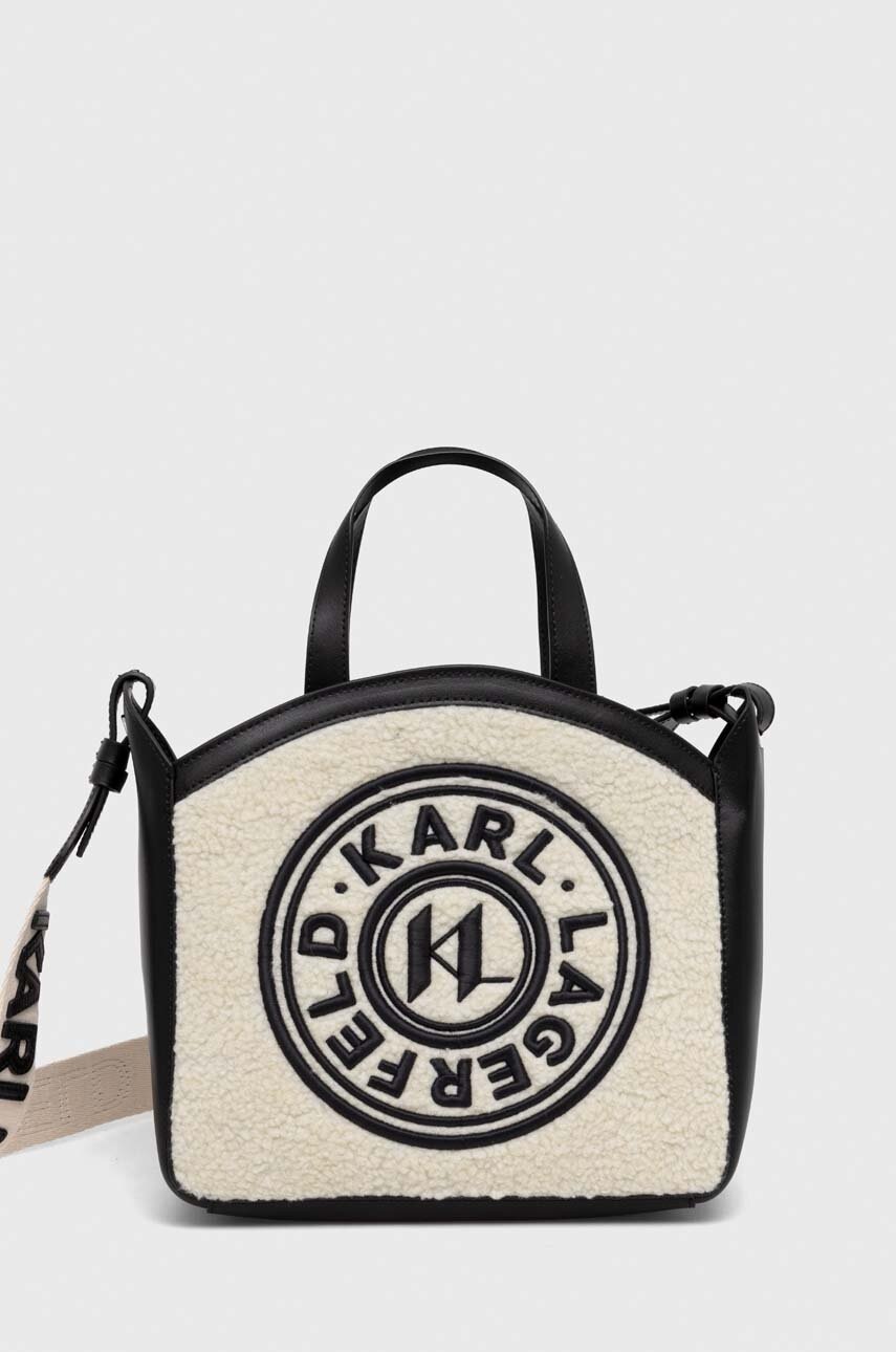 

Чанта Karl Lagerfeld в бежово, Бежов