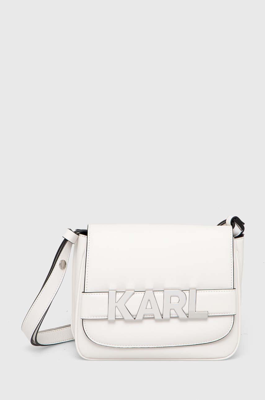 Karl Lagerfeld Poseta Culoarea Alb