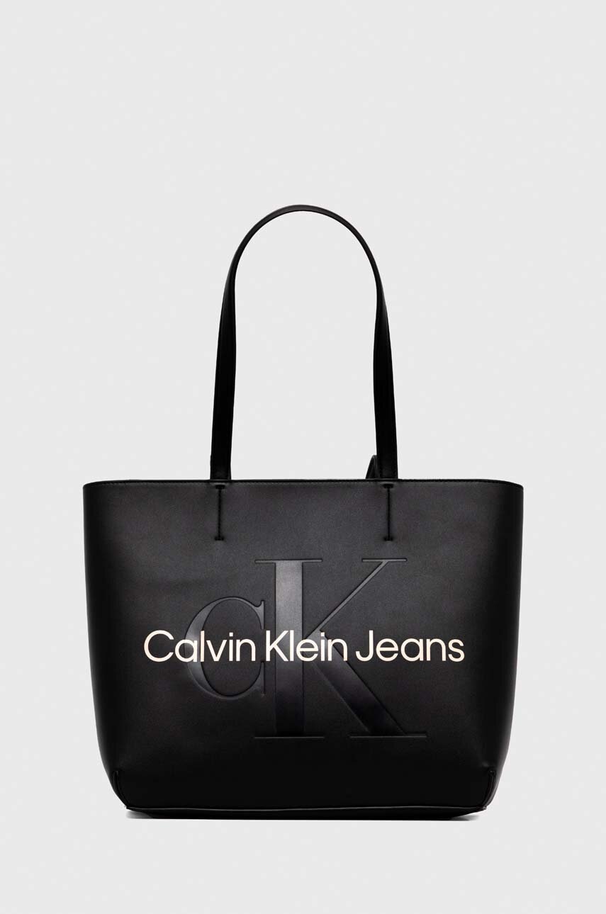

Чанта Calvin Klein Jeans в черно, Черен