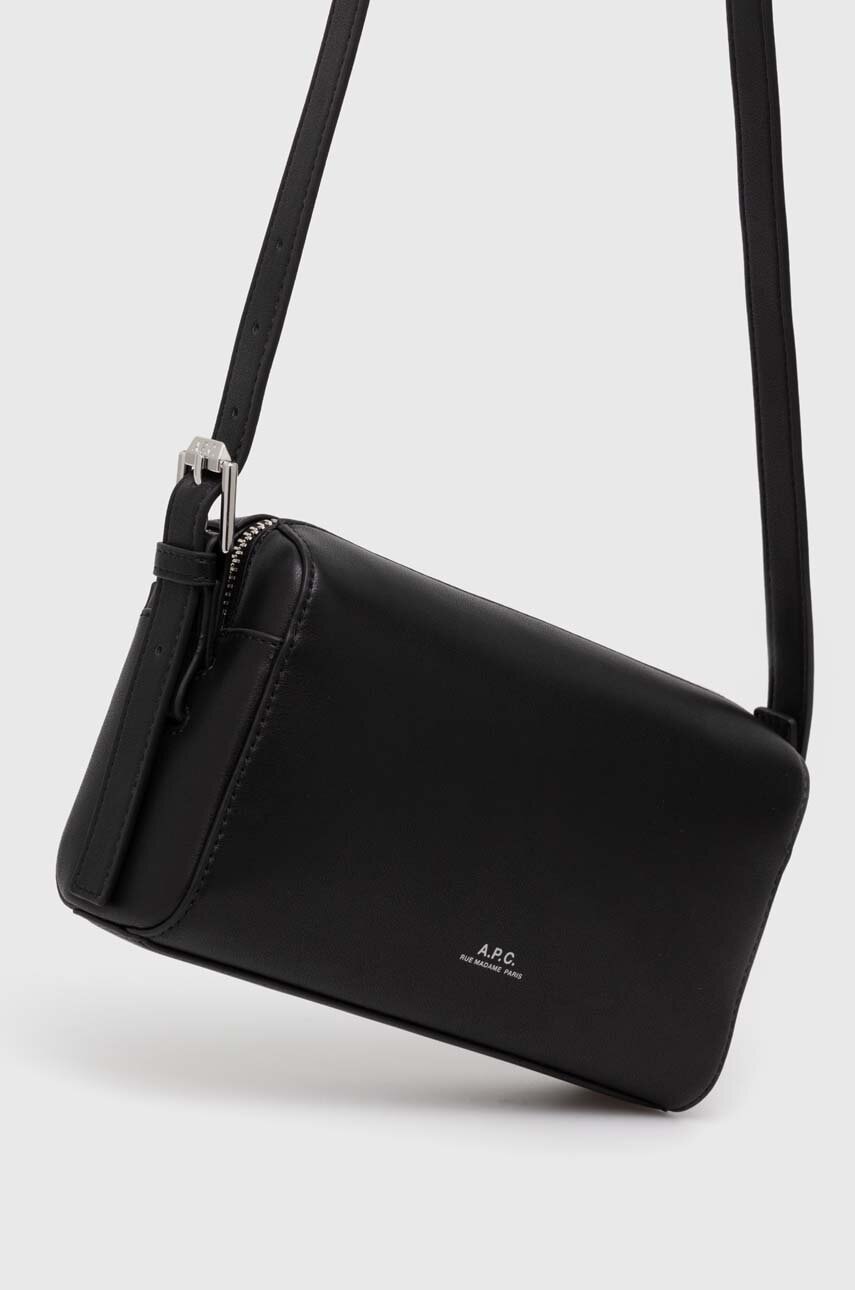 A.P.C. poșetă culoarea negru