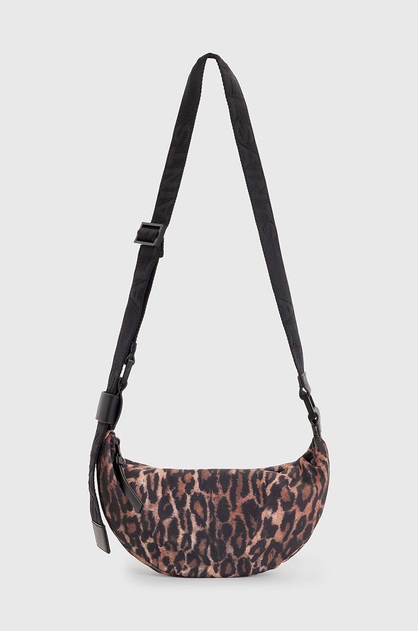

Сумочка AllSaints Half Moon цвет коричневый