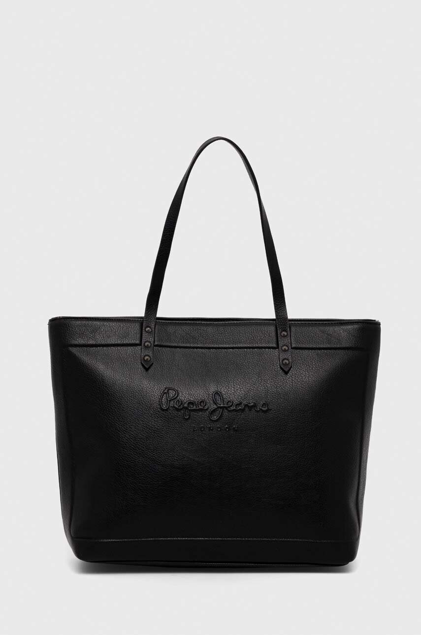 

Чанта Pepe Jeans в черно, Черен