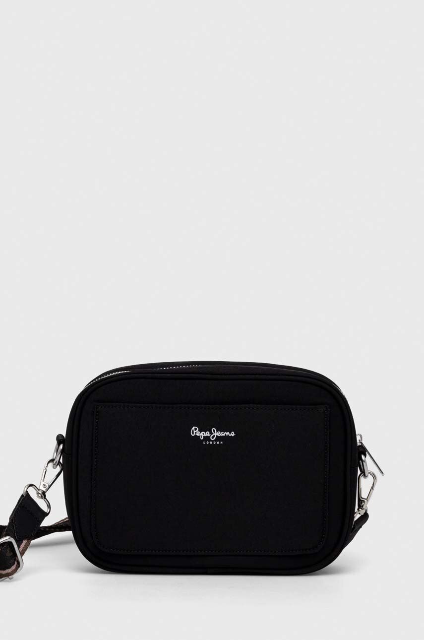 Pepe Jeans poseta BASSY MARGY culoarea negru