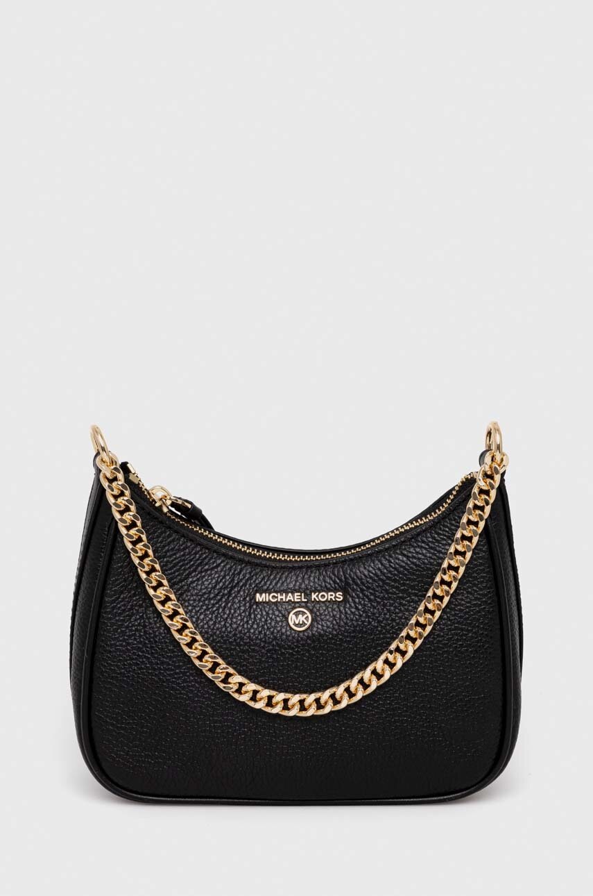 MICHAEL Michael Kors poseta de piele culoarea negru