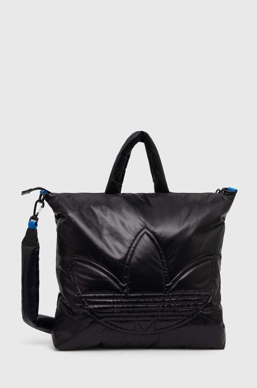 adidas Originals poșetă Tote Bag culoarea negru, IS0460
