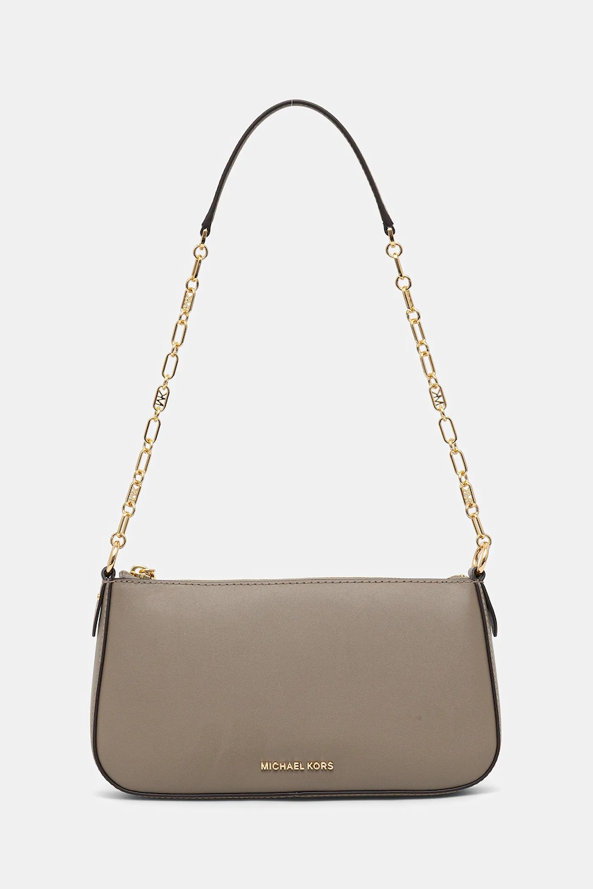 MICHAEL Michael Kors poșetă de piele culoarea maro, 32H3G8EW6L