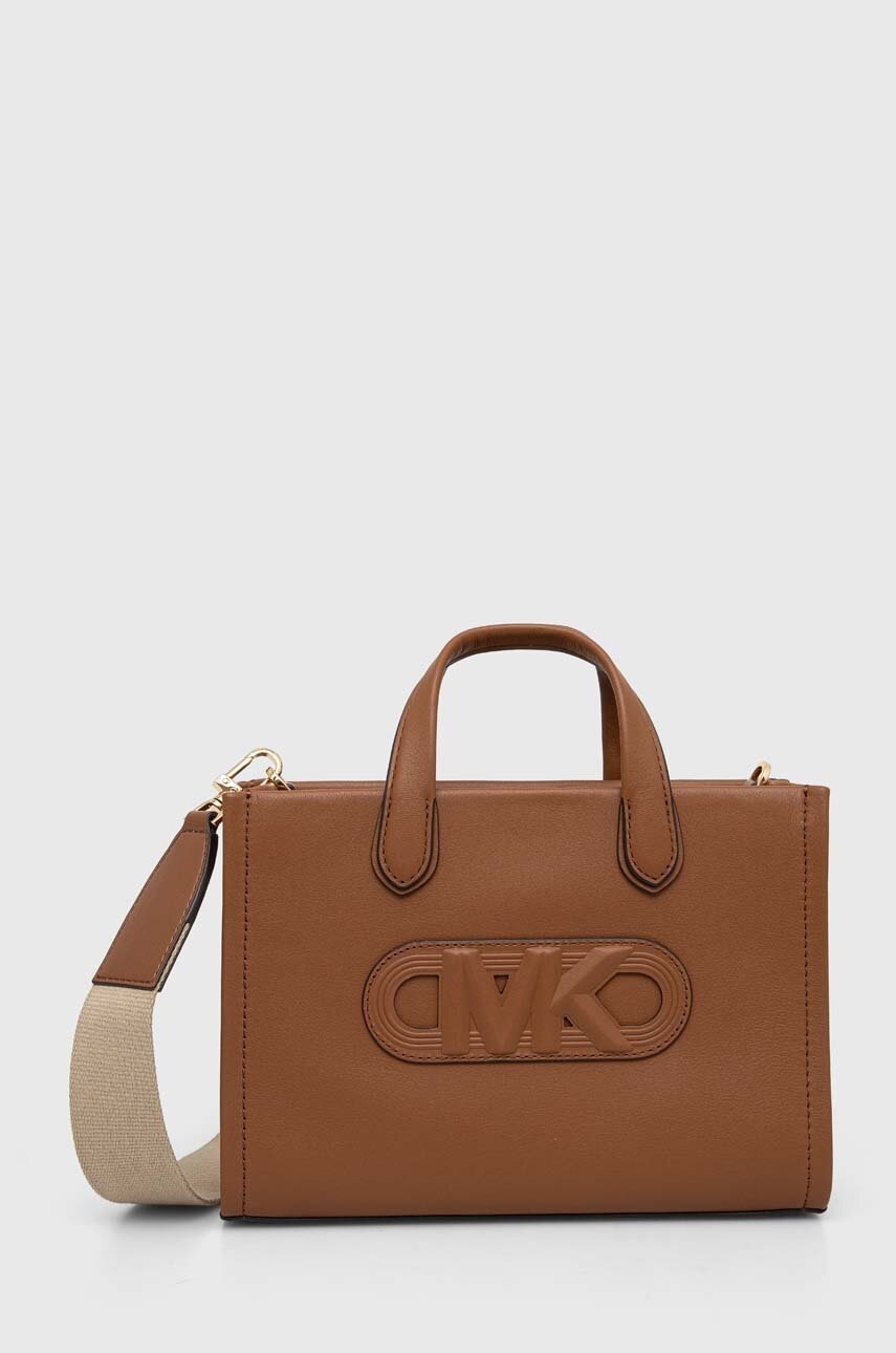 

Кожена чанта MICHAEL Michael Kors в кафяво, Кафяв