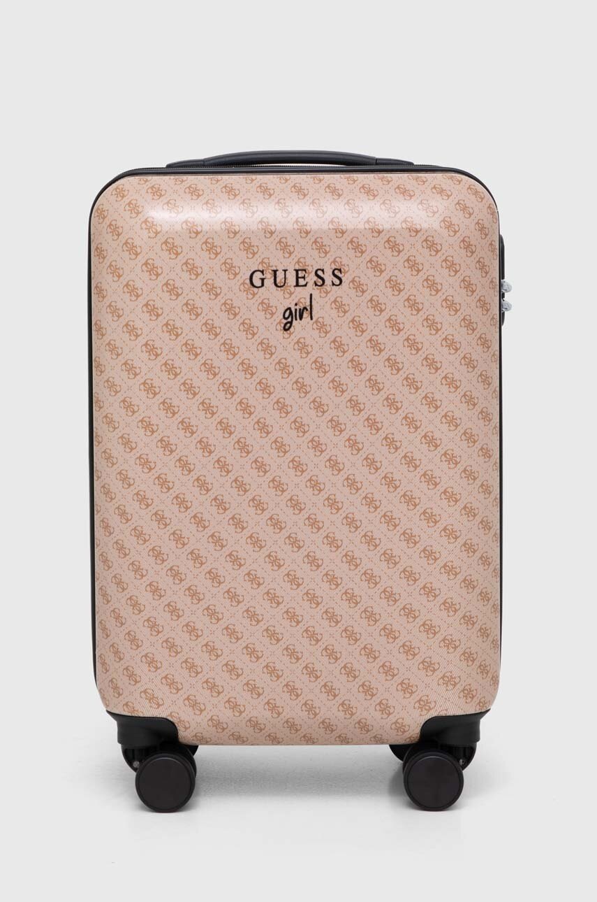 

Детски куфар Guess в бежово, Бежов