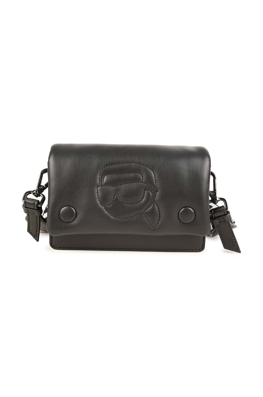 Karl Lagerfeld poseta fete culoarea negru