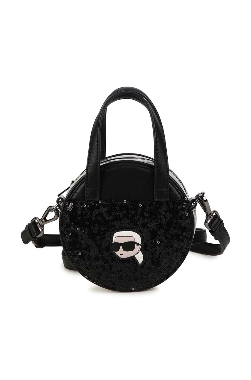 Karl Lagerfeld poseta fete culoarea negru