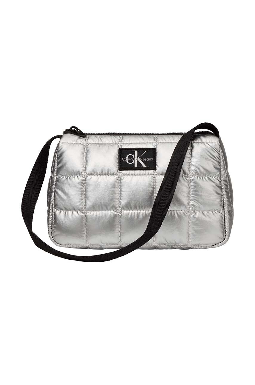 

Детска чанта Calvin Klein Jeans в сребристо, Сребърен