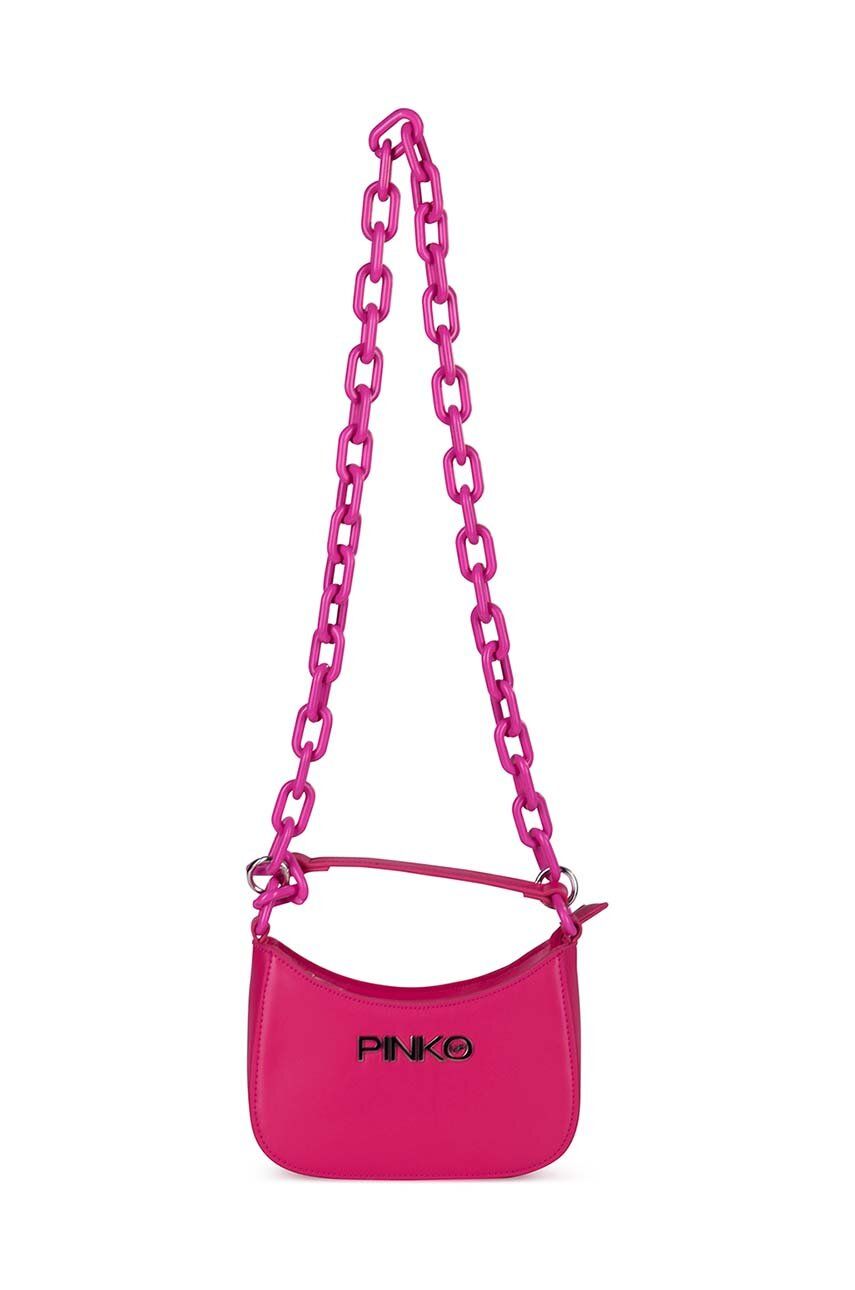 Dětská kabelka Pinko Up fialová barva - fialová - Hlavní materiál: 100 % Polyuretan Podšívka: 1